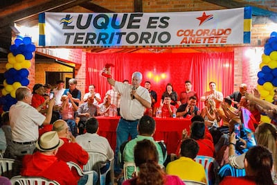 Arnoldo Wiens durante el lanzamiento de la candidatura a la intendencia de Diego Romero habló sobre su política diplomática de llegar a la presidencia.