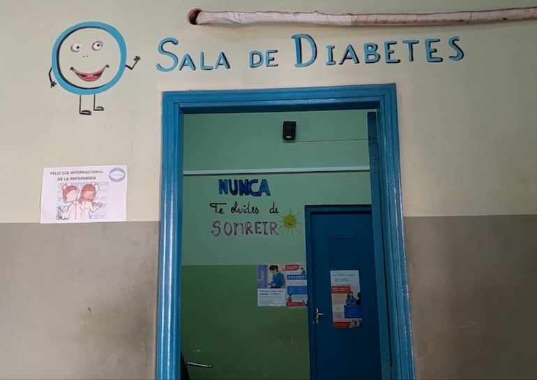Sala de diabetes del Hospital Regional de Encarnación