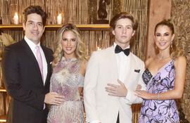 Oscar, Isabella, Vicente y Fátima Zaputovich.