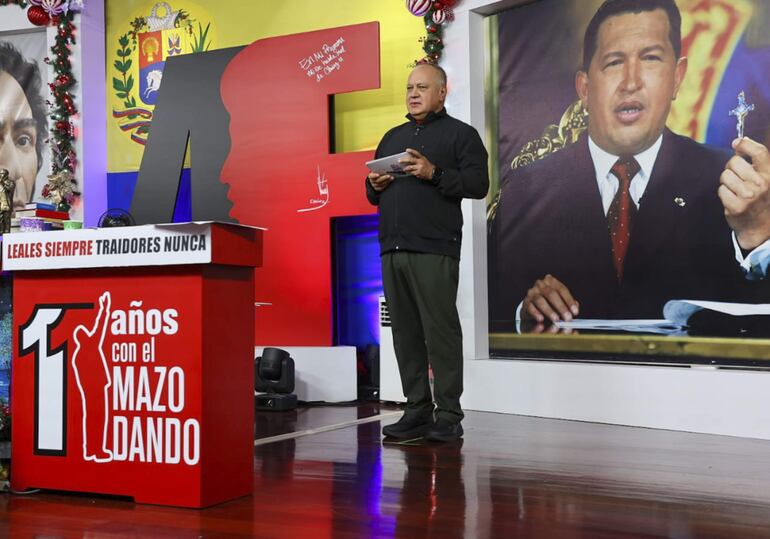 Diosdado Cabello, líder chavista y ministro de de Interior de Venezuela.