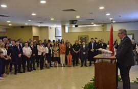 Desde el gremio de industriales se remarcó además la necesidad de abordar una reforma laboral, que sea debatida en una mesa de diálogo constituida por todos los sectores. Gustavo Machado.