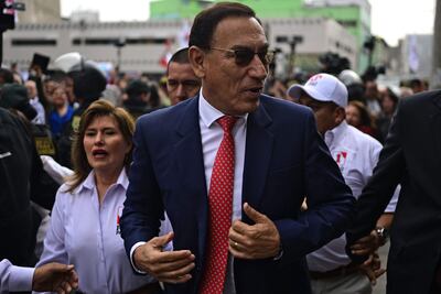 Martin Vizcarra, expresidente de Peú.