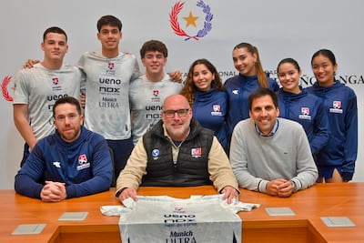 Delegación paraguaya para la América Pádel Cup 2026, donde los guaraníes enfrentarán a los aztecas, en Puebla, México.