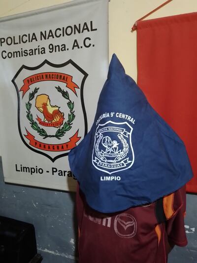 Este hombre fue aprehendido en Limpio, luego de que intentará hurtar un consultorio médico.