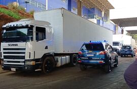 Imagen referencial de frontera entre Paraguay y Brasil, en zona del puente de la Amistad. (archivo).