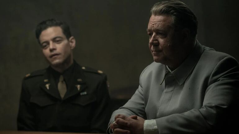 Nuremberg película Rami Malek Russell Crowe
