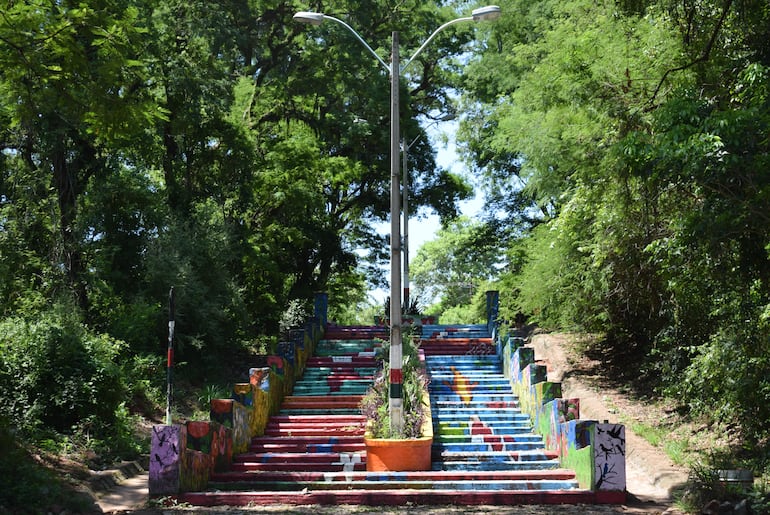Feria artesanalen Areguá.