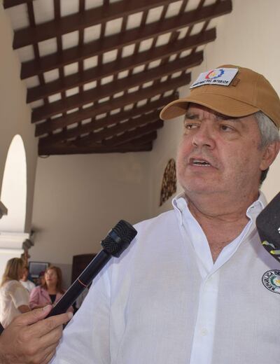 Ministro del Interior Enrique Riera.