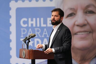 El presidente de Chile, Gabriel Boric.