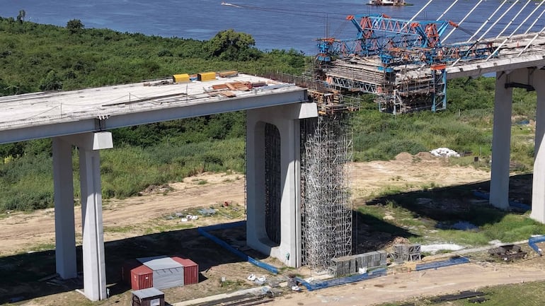 Puente de la Bioceánica se encuentra en un 98% de avance de trabajos.