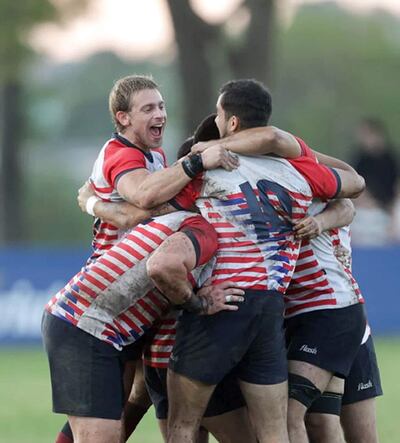 Los Yacaré Seven festejan el título del Ascenso en el República.
