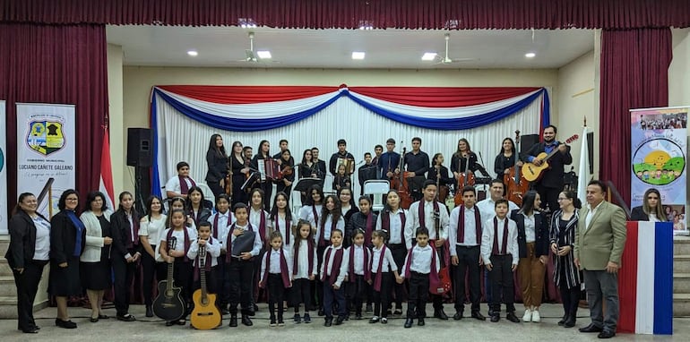 Escuela Villa del Sol espera transferencia de G. 40 millones para escuela de música.