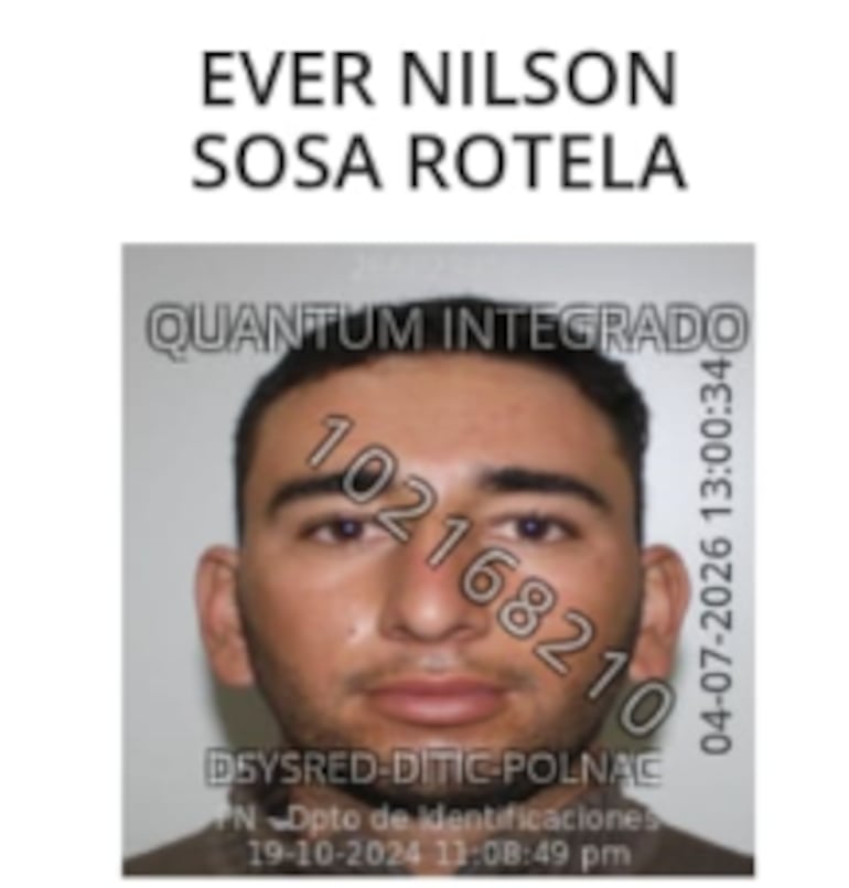 Ever Nilson Sosa Rotela tenía 26  años.