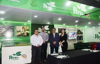 José Vega, Hugo Centurión, Blas Lanzoni y Laura Cañete.