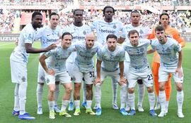 Turín (Italia), 26/04/2026.- Jugadores del Inter de Milán posan para una foto de equipo antes del partido de la Serie A italiana entre el Torino FC y el Inter de Milán en el Estadio Olímpico Grande Torino de Turín, Italia, el 26 de abril de 2026. (Italia) EFE/EPA/ALESSANDRO DI MARCO