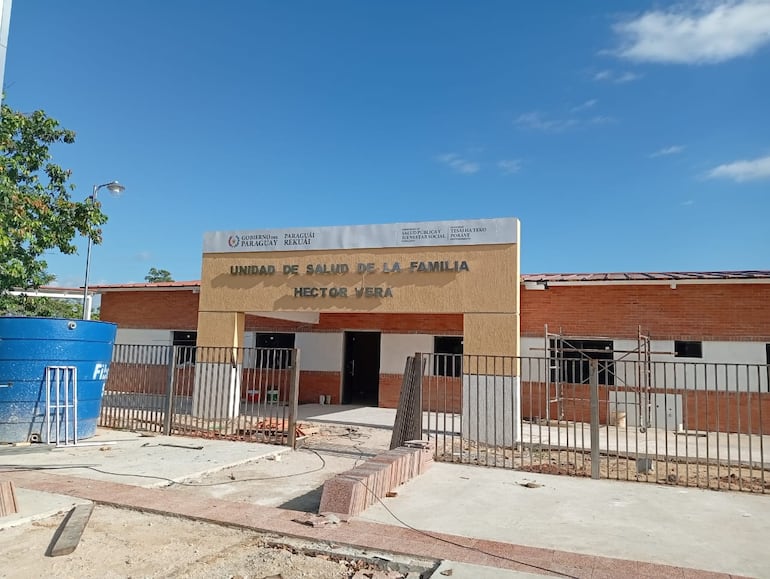 Lento avance de la construcción de la USF de Ybytymí, cuya entrega estaba prevista para abril de este año. 