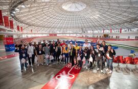 El imponente velódromo de Lima, donde se disputará el ciclismo de pista.