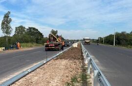 Obras del tramo Remanso–Puerto Falcón.