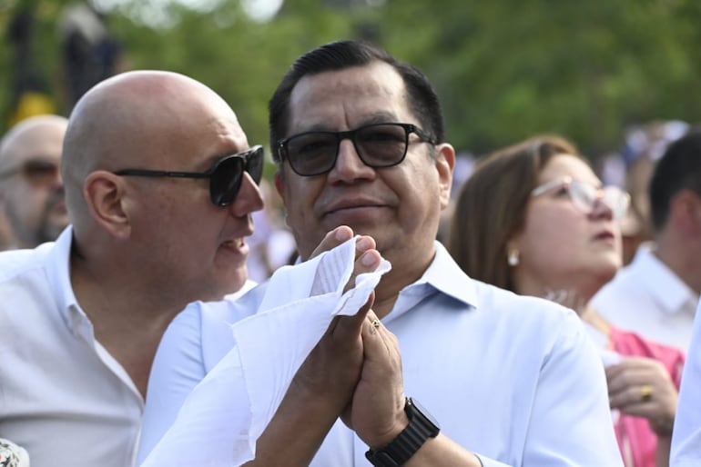 El ministro Tadeo Rojas, tras la misa central de Caacupé este 8 de diciembre del 2025.