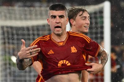 Gianluca Mancini, defensor del equipo de Roma.