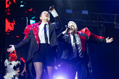 Juliana Gattas y Ale Sergi conforman el dúo pop argentino Miranda!