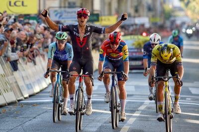 El italiano Matteo Trentin, tres veces ganador de París-Tours.