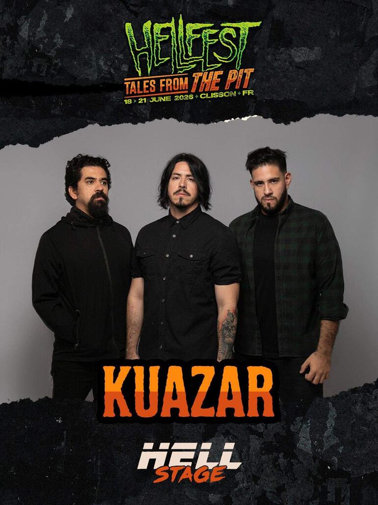 Afiche de la presentación de Kuazar en el Hellfest de Francia