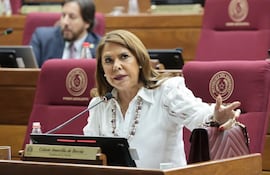 Celeste Amarilla,, senadora liberal. Foto Gentileza del Senado.