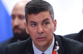 El presidente de Paraguay, Santiago Peña, durante el acto de apertura de la LV Reunión de Ministros del Interior y de Seguridad del Mercosur y Estados Asociados (Foto ilustrativa).