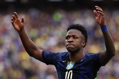 Vinícius Júnior (25 años), una de las principales piezas ofensivas de la selección brasileña.