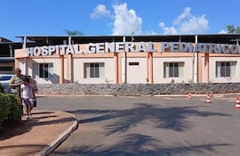Todo el Hospital Pediátrico es afectado por la medida adoptada por el Ministerio de Economía y Finanzas.
