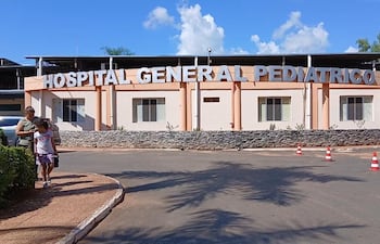 Todo el Hospital Pediátrico es afectado por la medida adoptada por el Ministerio de Economía y Finanzas.