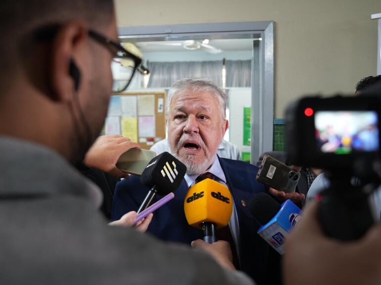 Jorge Brítez, presidente del Consejo de Administración del IPS.