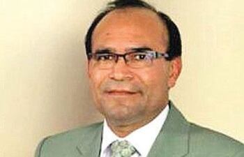 El Juez Penal de Garantías de Villarrica José Dolores Benítez, quien benefició con el arresto domiciliario al presunto abuelo abusador.