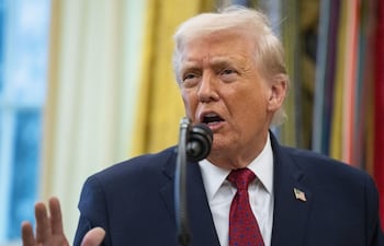 Donald Trump, presidente de los Estados Unidos.