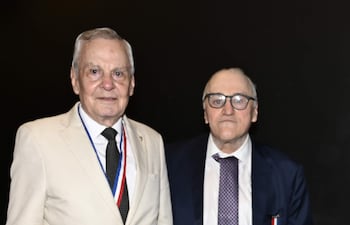 Juan José Benítez Rickmann y Nicolas Latourrette.