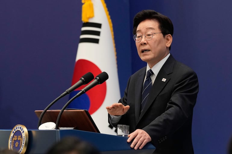 Lee Jae Myung, presidente de Corea del Sur.