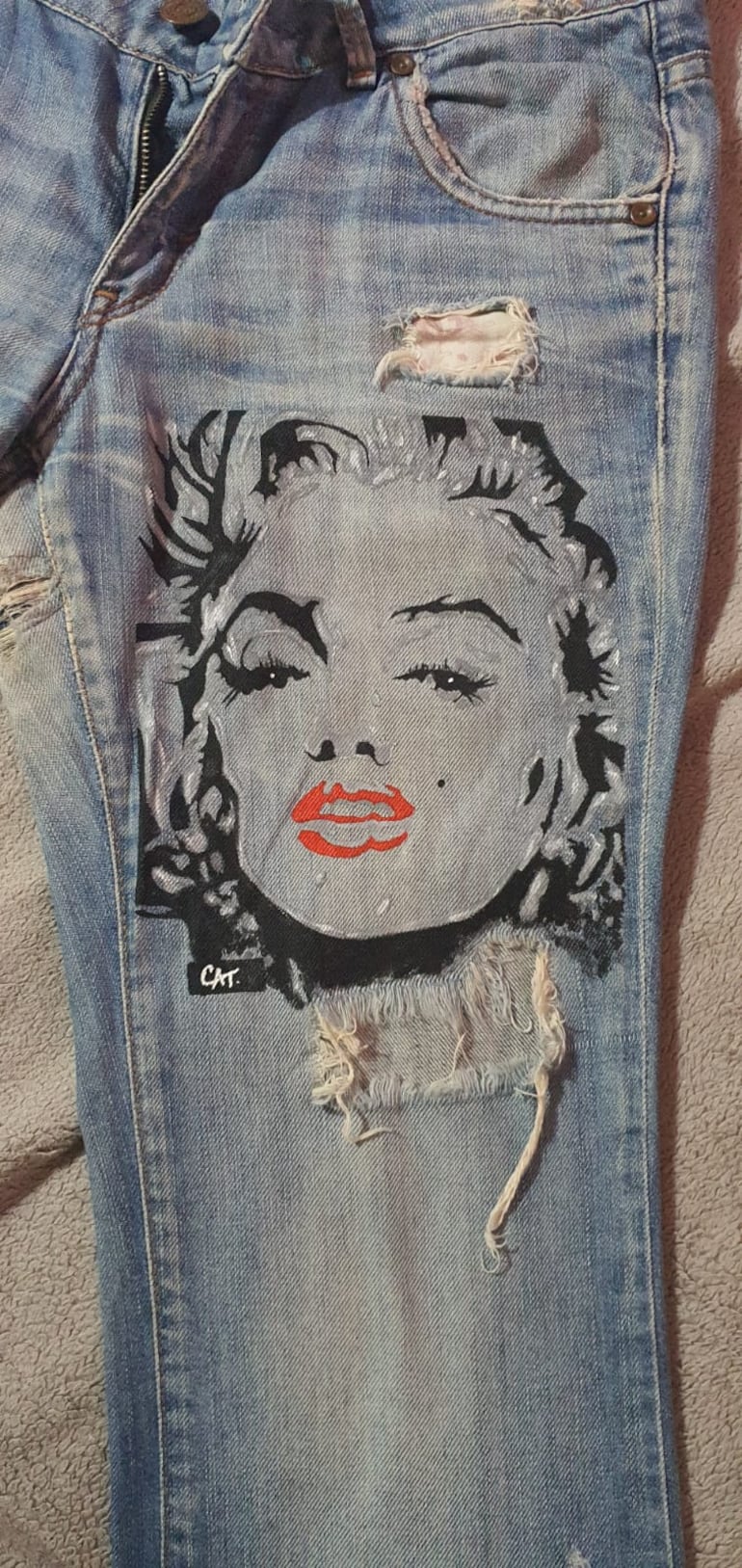 Otra obra de arte realizada por el periodista Carlos Troche. (Gentileza)