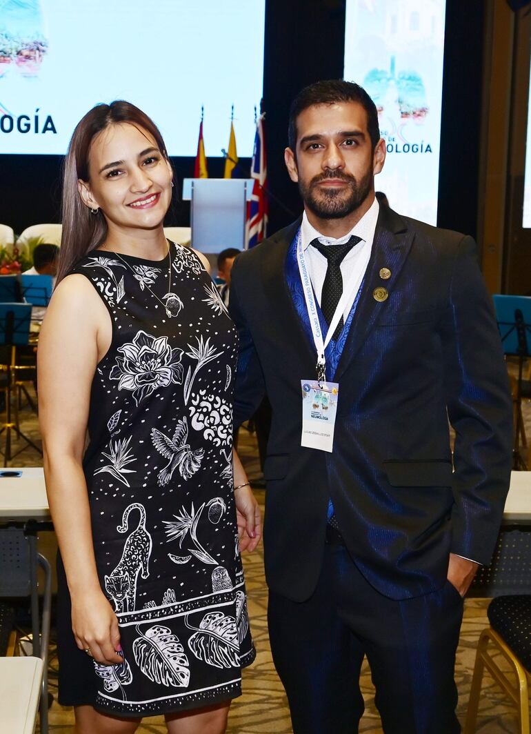 Edith García y Lucas Zeballos.