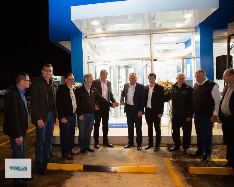 Bancop vuelve a su renovada sucursal, en la ciudad de Naranjal, Alto Paraná.