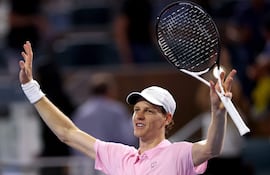 Jannik Sinner (24 años), favorito a ganar la final en Miami.