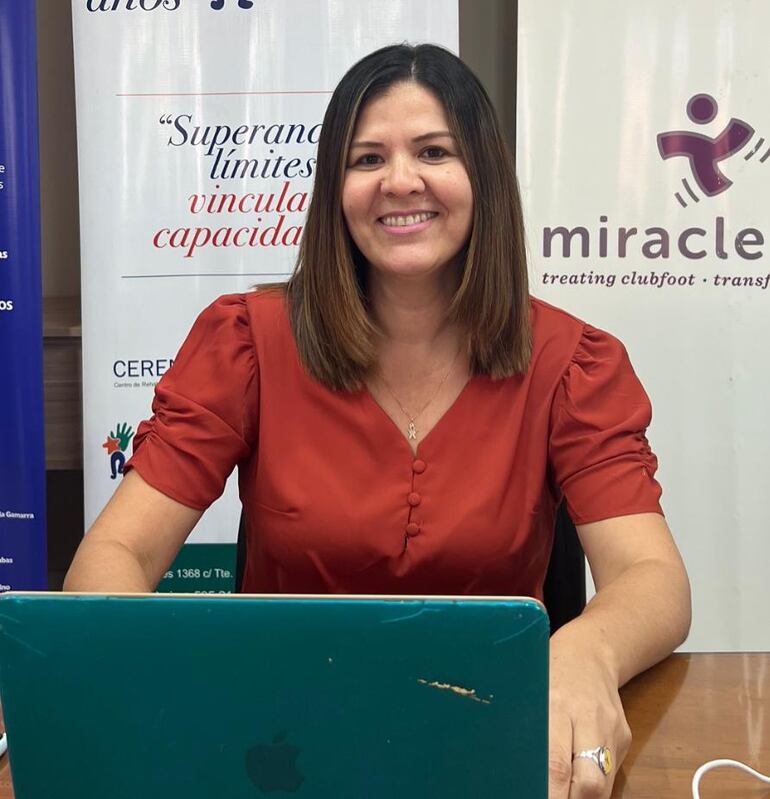 Dra. Liza Lorena Valdez, especialista en pie bot.