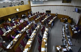Sesión del Senado.