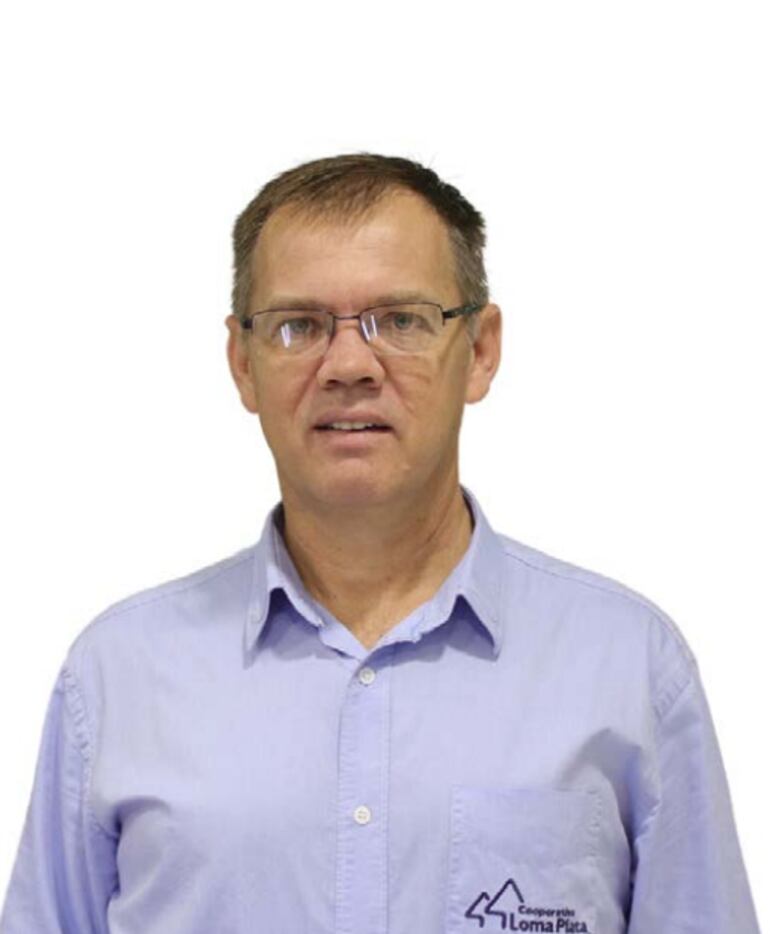 Rolando Funk, gerente general de Cooperativa Loma Plata.