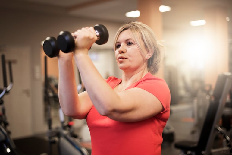 Concepto de entrenamiento de fuerza.