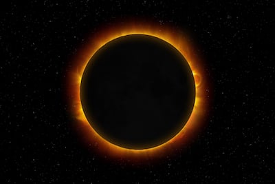 Eclipse solar total, imagen ilustrativa.