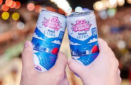 Las latas de edición limitada de Munich Ultra celebraron con orgullo los 100 años del carnaval encarnaceno y los encantos icónicos de la ciudad de Encarnación.