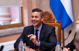 Santiago Peña, presidente de la República del Paraguay.
