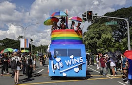 Marcha del orgullo en Manila, capital de Filipinas.