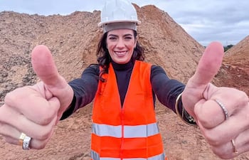 Claudia Centurión, ministra de Obras. Foto : Gentileza.